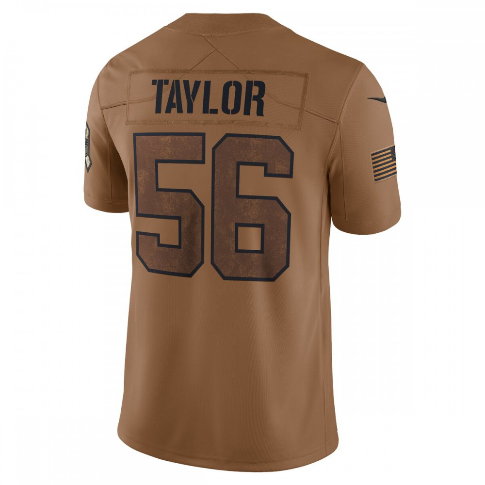 Lawrence Taylor New York Giants Nike 2023 Salute To Service Retired Player Limited Jersey - Brown-GridironStore